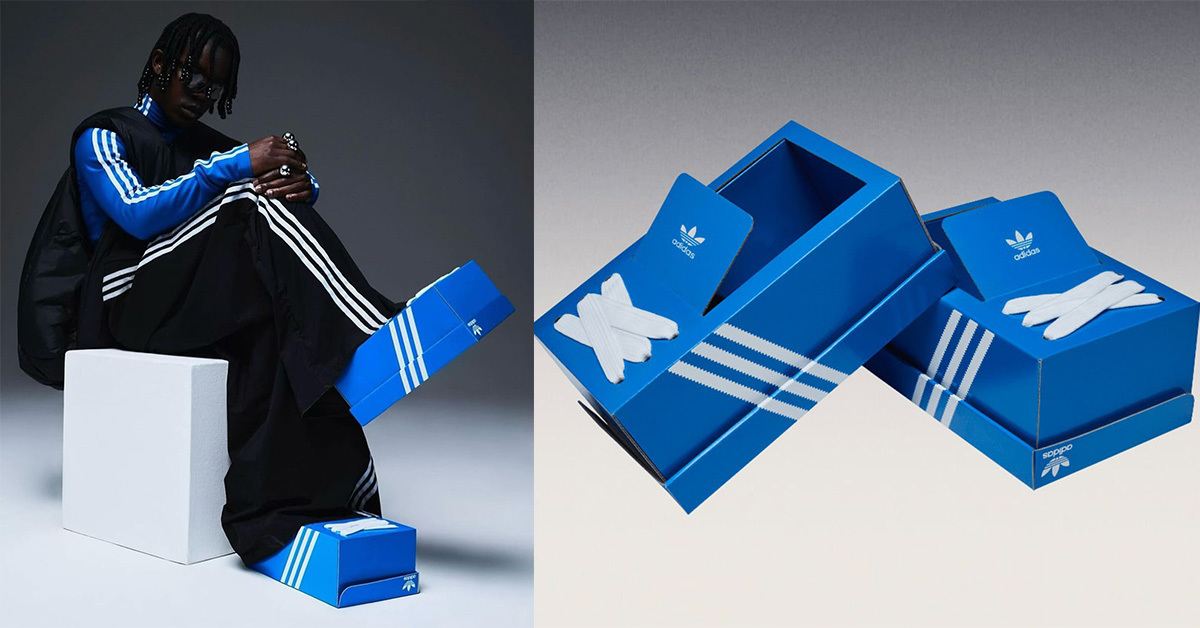 adidas präsentiert den The Box Shoe: Eine einzigartige Verschmelzung von Verpackung und Sneakern