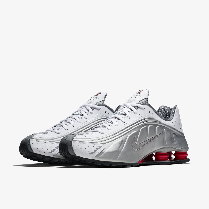 Nike Shox R4 White Silver | BV1111-100