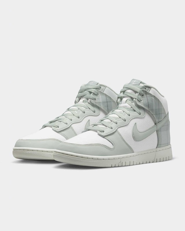 Nike Dunk High "Plaid Green" | DV0826-100