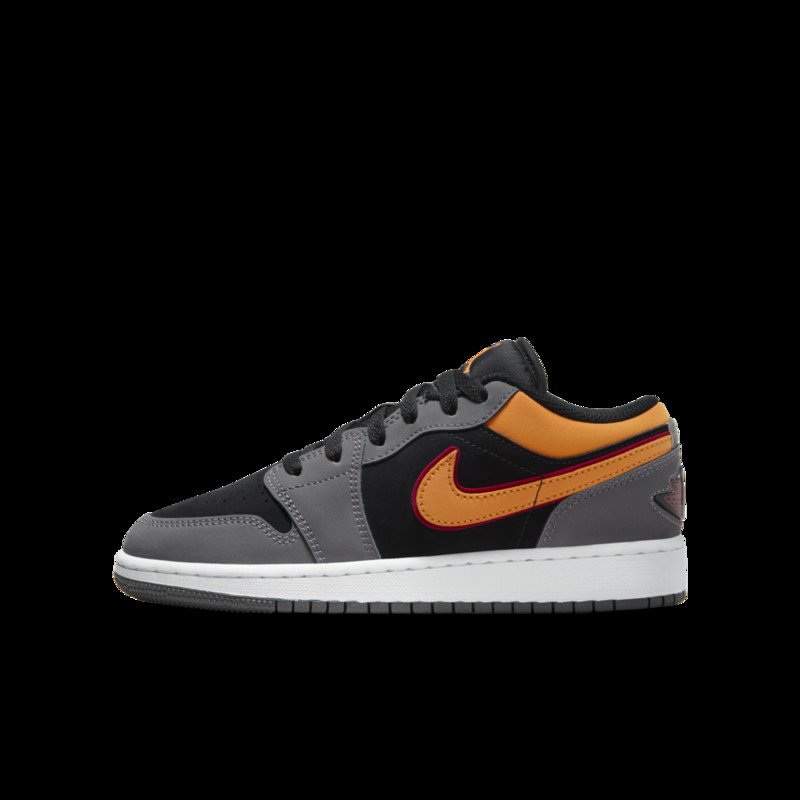 Air Jordan 1 Low SE Vivid Orange (GS) Gray FN7671-008