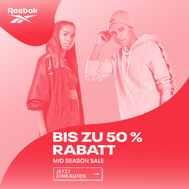 Reebok Mid-Season Sale mit bis zu 50% Rabatt