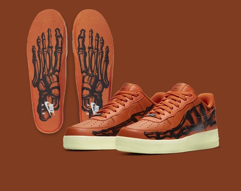 Coming soon: Nike Air Force 1 „Skeleton Orange“