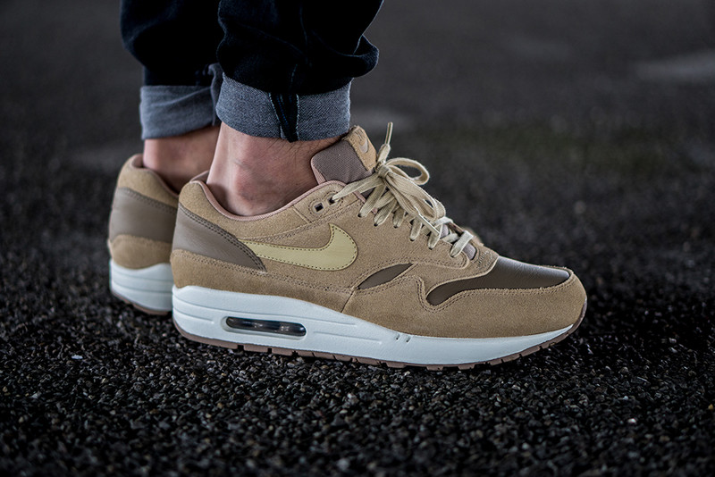 Nike Air Max 1 Premium Leather Khaki AH9902 201 Grailify