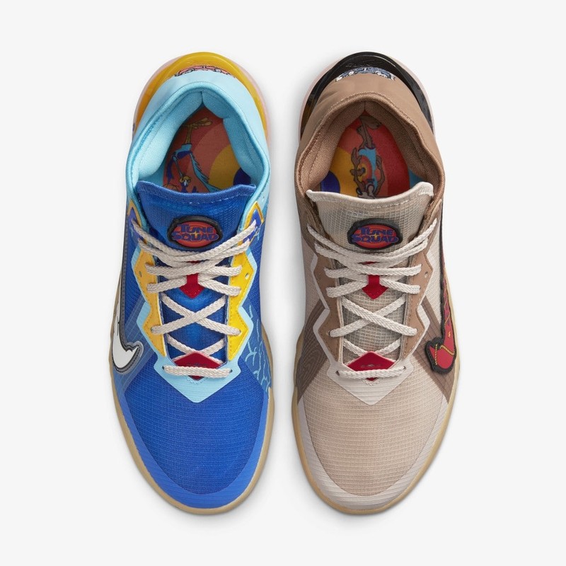 CV7562 | 401 | Space Jam x Nike Lebron 18 Low Wile E. x Roadrunner - a  third Nike Air Yeezy 2