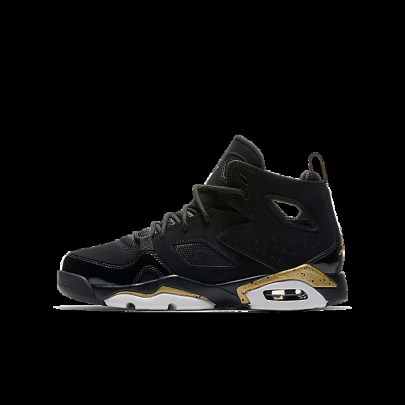 Jordan Flightclub 91 Black Metallic Gold (GS) | 555472-031