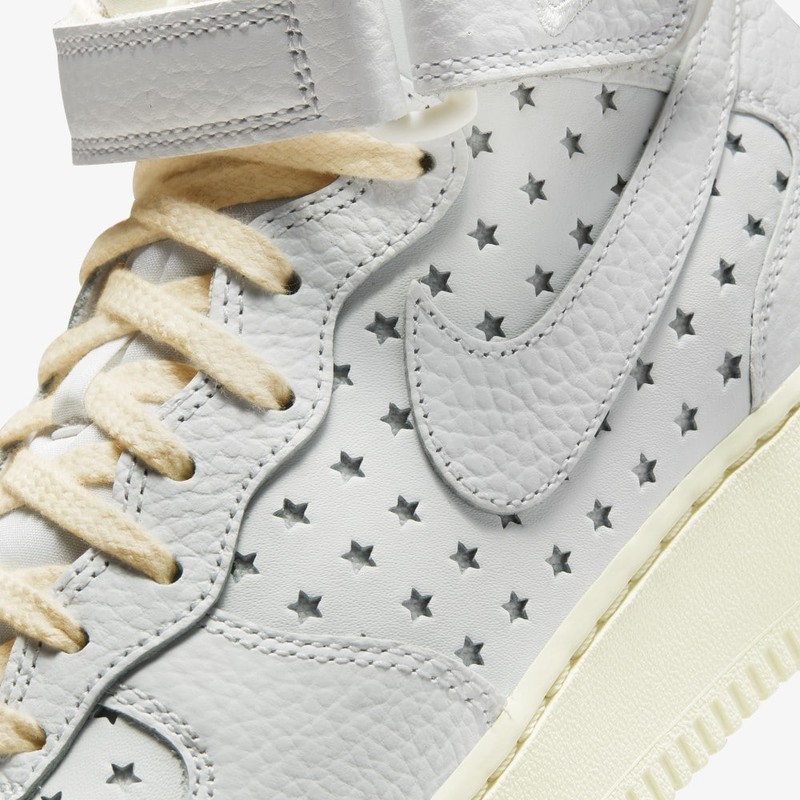 Nike Air Force 1 Mid Star Shaped Grey | DV3451-100