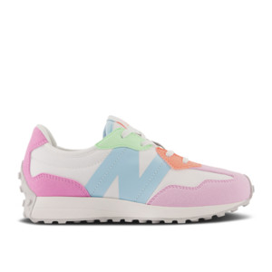 New Balance 327 Little Kid Wide 'Raspberry Bleach Blue' | PS327CH-W