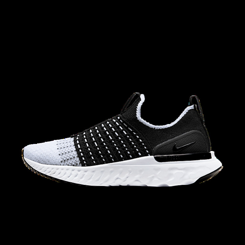 Nike React Phantom Run Flyknit 2 Black White (W) | CJ0280-001