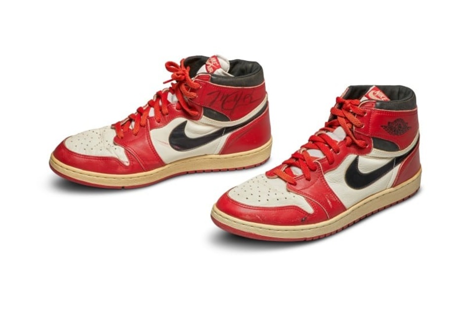 Michael Jordan's Worn Air Jordan 1 "Chicago" Will Be Auctioned