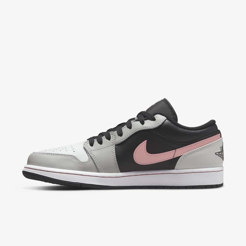 Air Jordan 1 Low Grey/Pink | 553558-062