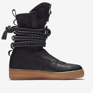 Nike SF Air Force 1 HI Boot Black Gum | AA3965-001