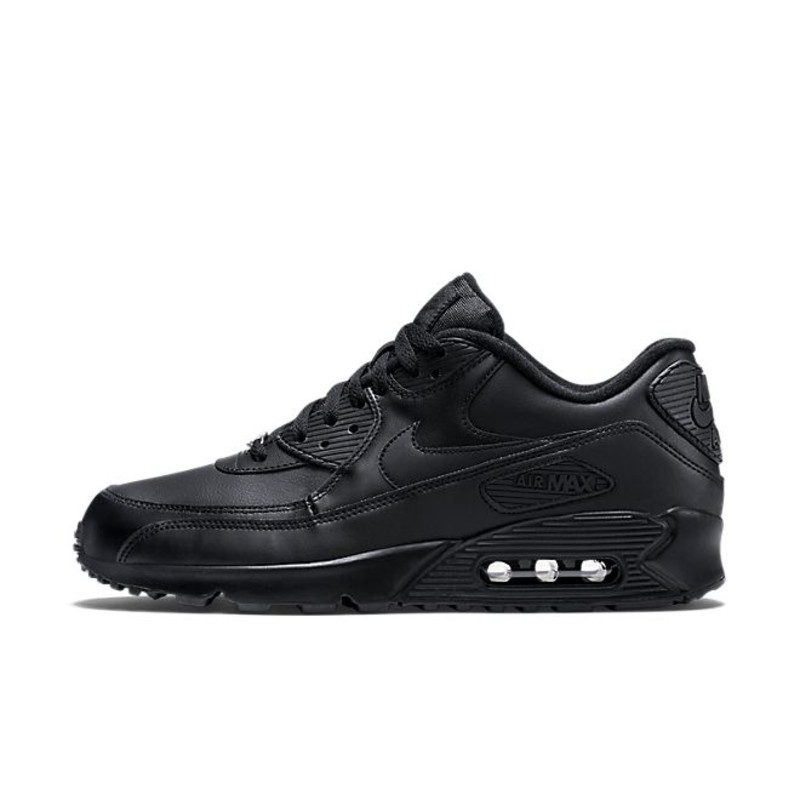 Nike Air Max 90 Leather 'Triple Black' | 302519-001