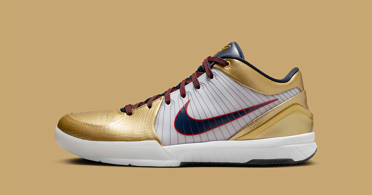 Nike sieht in 2024 Gold mit dem Comeback des Kobe 4 Protro „Gold Medal“