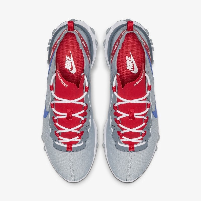 Nike React Element 55 Grey/Habanero Red | CD7340-001