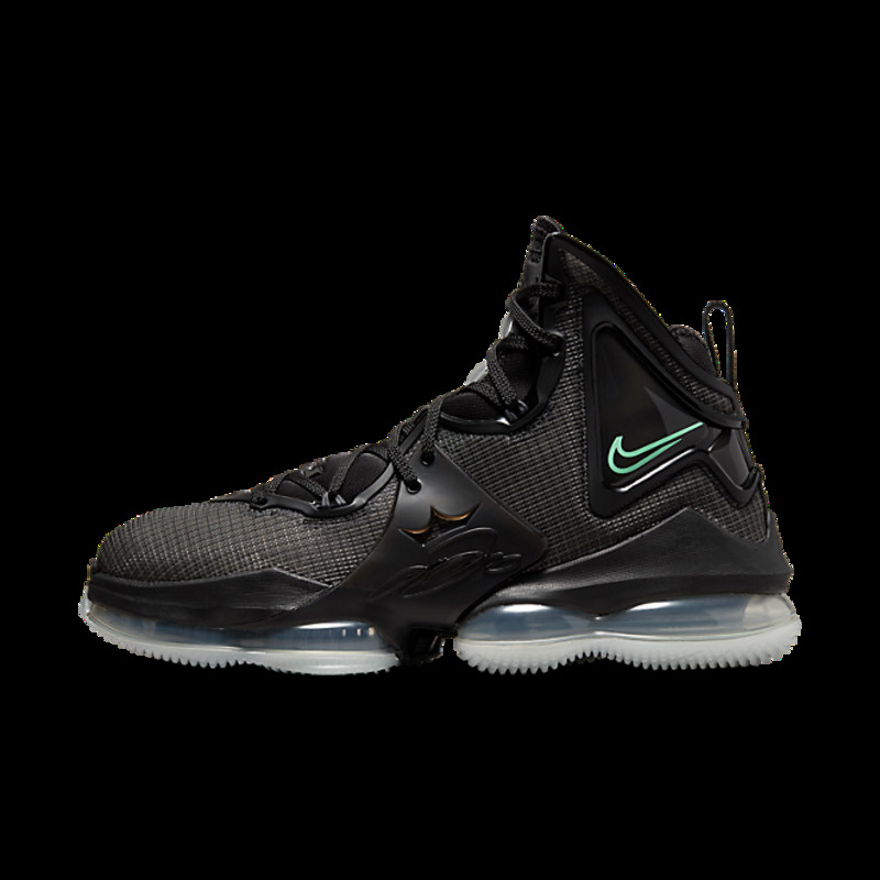 Nike Lebron 19 Black Anthracite Green Glow | CZ0203-003 | Grailify