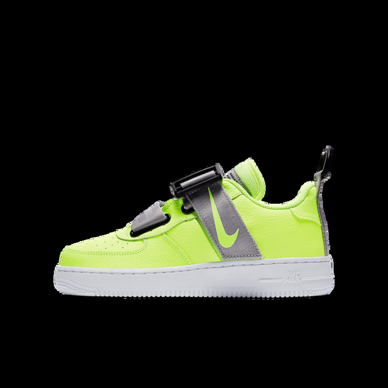 Nike Air Force 1 Utility GS Volt AJ6601 700 Grailify