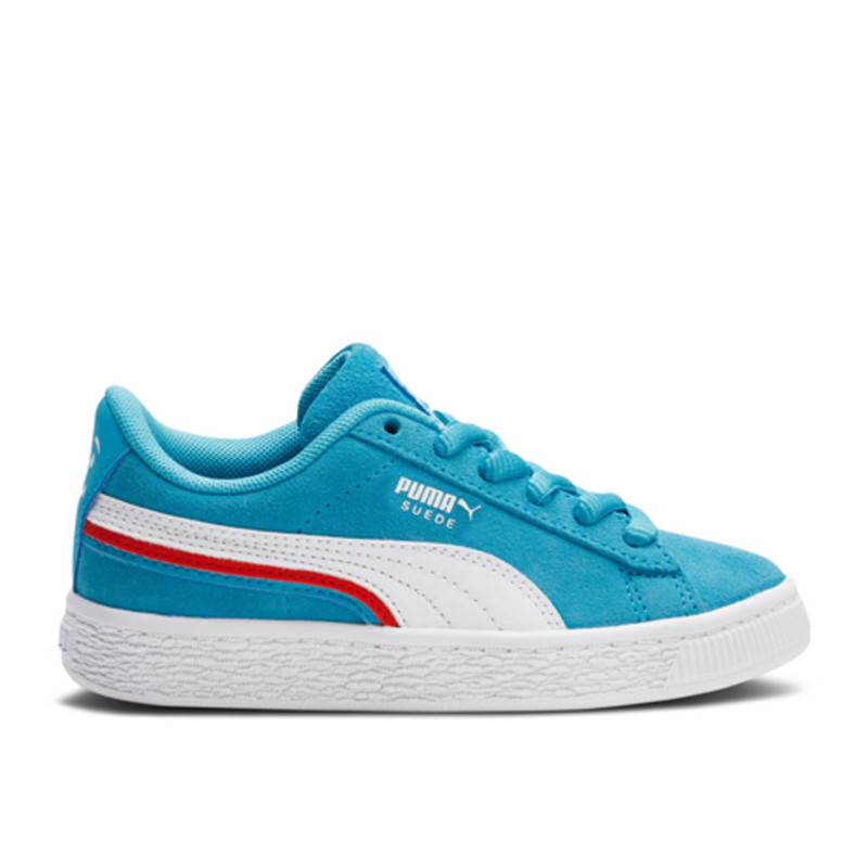 Puma Kool-Aid x Suede Triplex Little Kid 'White Blue Atoll' | 383778-01