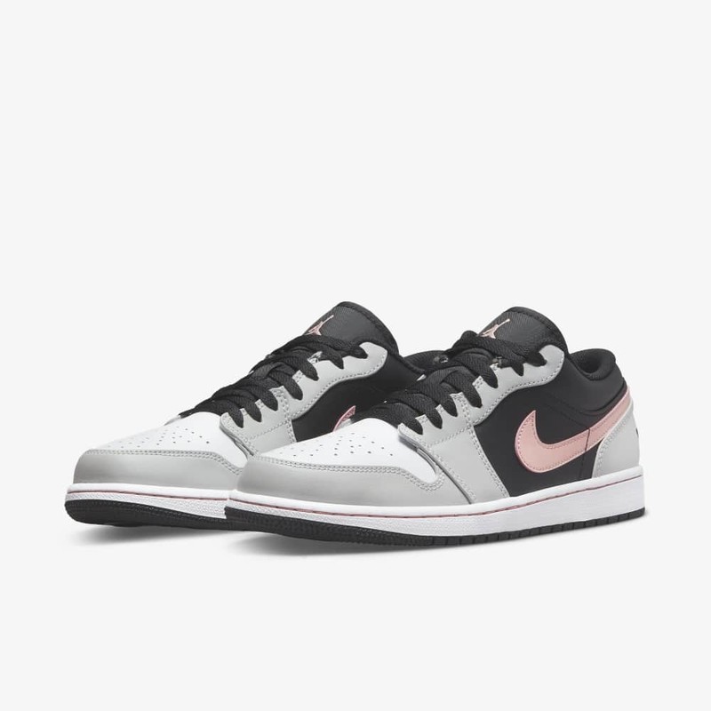 Air Jordan 1 Low Grey/Pink | 553558-062