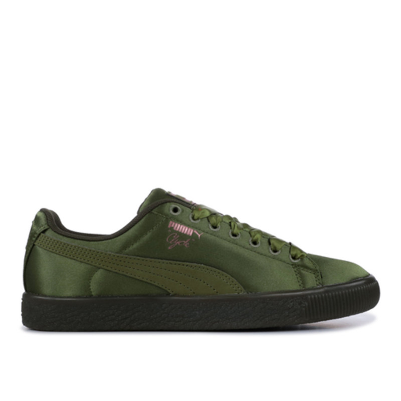 Puma clyde clearance olive green