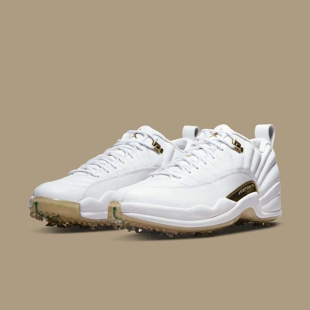 Dieser Air Jordan 12 Low Golf „Metallic Gold“ ist perfekt für The Masters