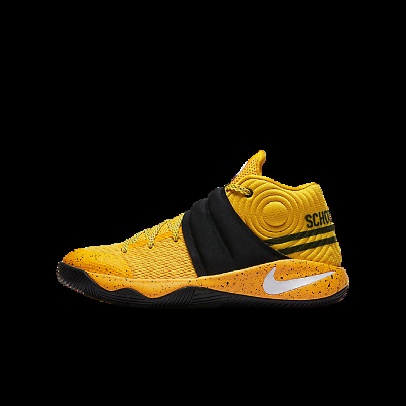 Kyrie 2 orange hot sale and black