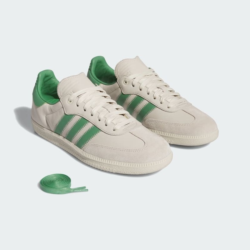 Pharrell Williams x adidas Samba Humanrace "Preloved Green" | ID9064