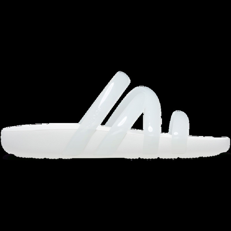 Crocs Women Crocs Splash Glossy Strappy Sandals White | 208537-100