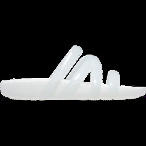 Crocs Women Crocs Splash Glossy Strappy Sandals White | 208537-100