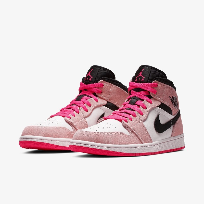 Air Jordan 1 Mid Hyper Pink | 852542-801
