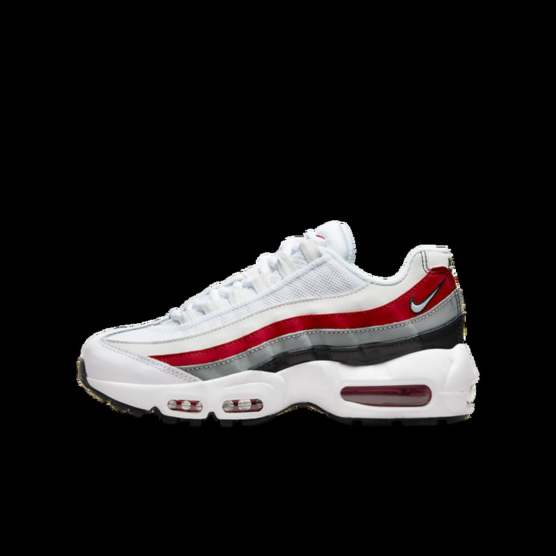 Nike Air Max 95 Recraft Gs Black Varsity Red Cj3906 013 Grailify 8761