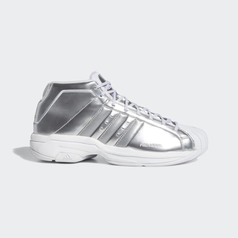 adidas Pro Model 2G 'Gold and Silver Metallic' Gold Metallic/Silver Metallic/Footwear White Basketball | FW9488