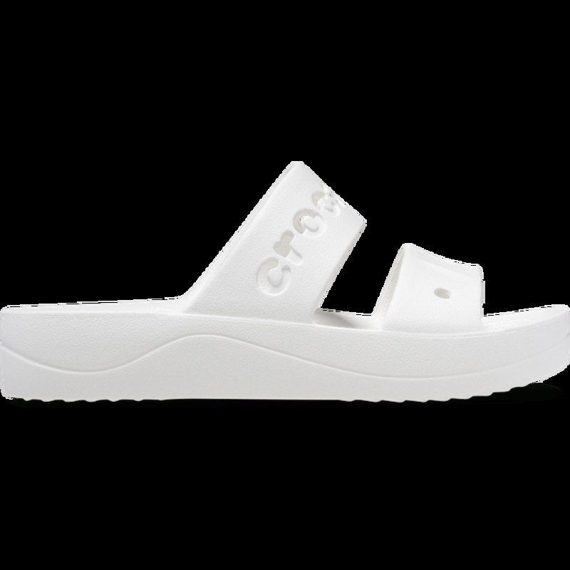 Crocs Women Baya Platform Sandals White | 208188-100