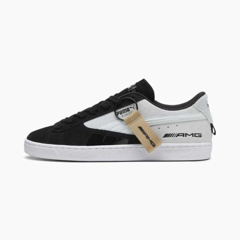 Puma discount zwart suede