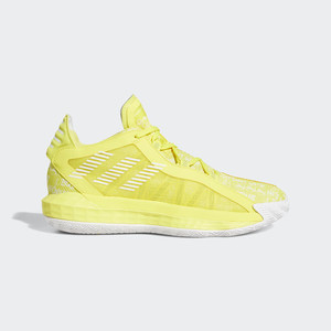 adidas Dame 6 Shock Yellow White | FU6810