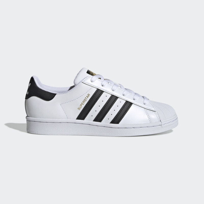 adidas black and white superstar leather | FV3284