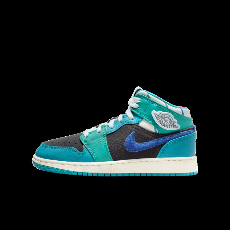 Air Jordan 1 Mid SS GS 'Glacier Blue' | FJ9482-004 | Grailify