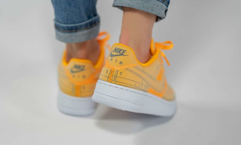 Nike Air Force 1 LX Blueprint Laser Orange | CI3445-800