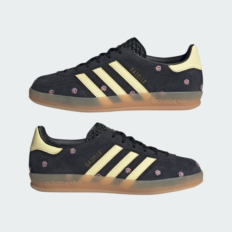 adidas Gazelle Indoor Floral "Black/Yellow" | IF4490