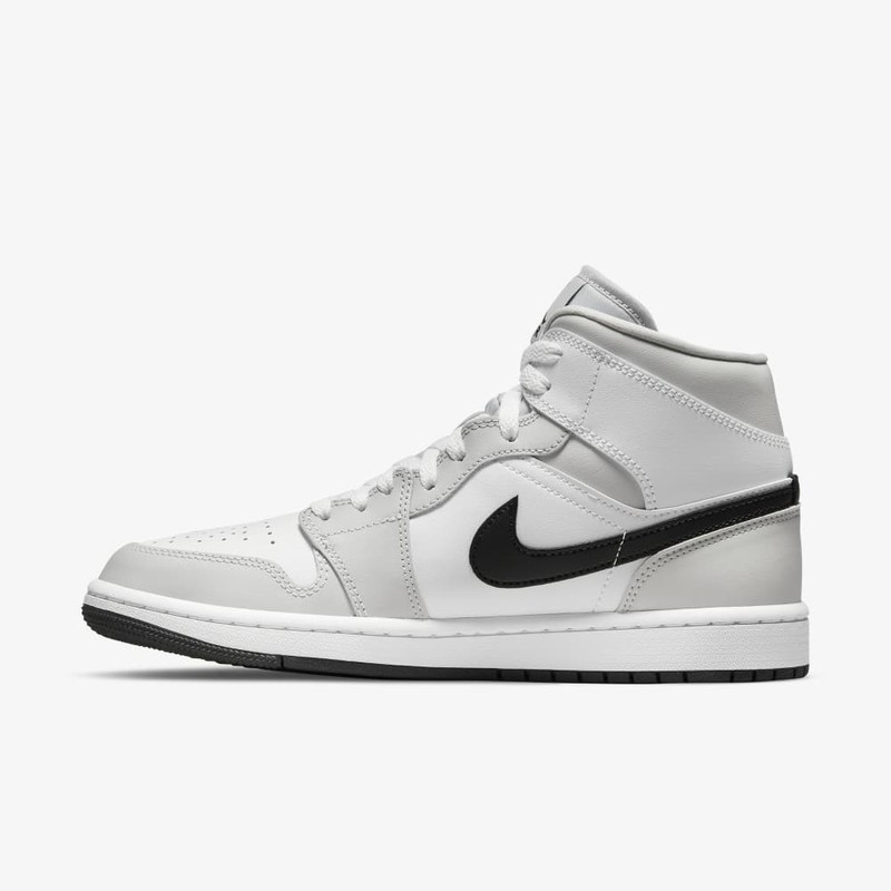 Air Jordan 1 Mid Light Smoke Grey | BQ6472-015