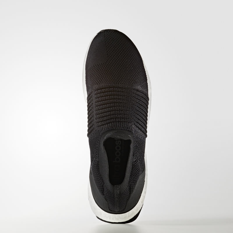 adidas ultra boost laceless black mens