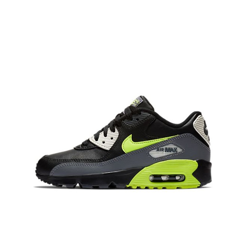 Nike Air Max 90 LTR (GS) (Black / Green) | 833412-023