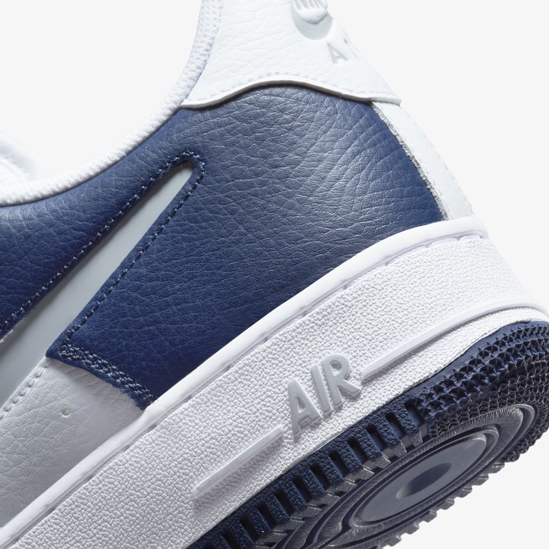 Nike Air Force 1 Cut Out Swoosh Navy | DV3501-400