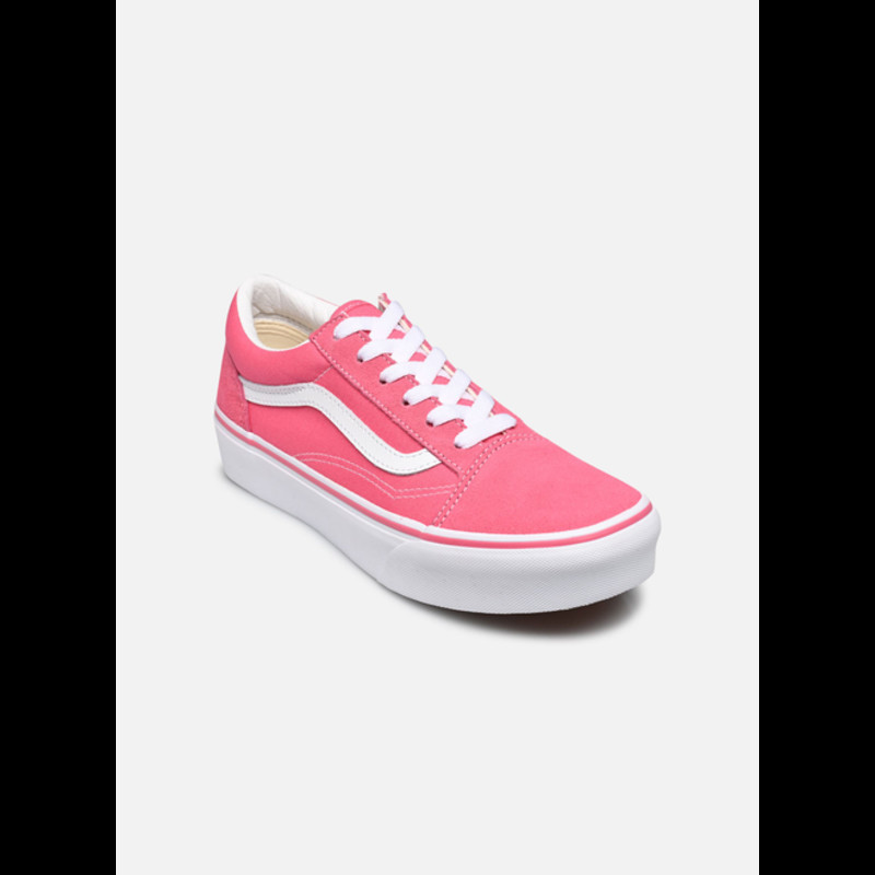 Vans pink clearance old skool platform