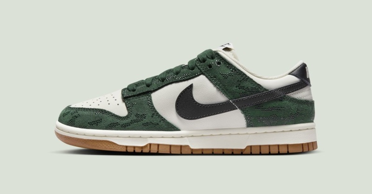 First Look at the Nike Dunk Low "Green Snake"
