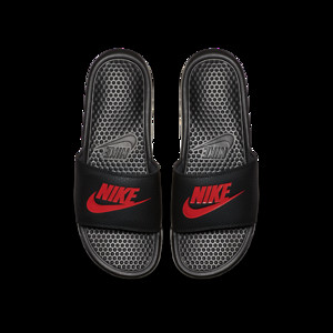 Nike Benassi Just Do It. Sandal Black Challenge Red 343880-060 | 343880-060