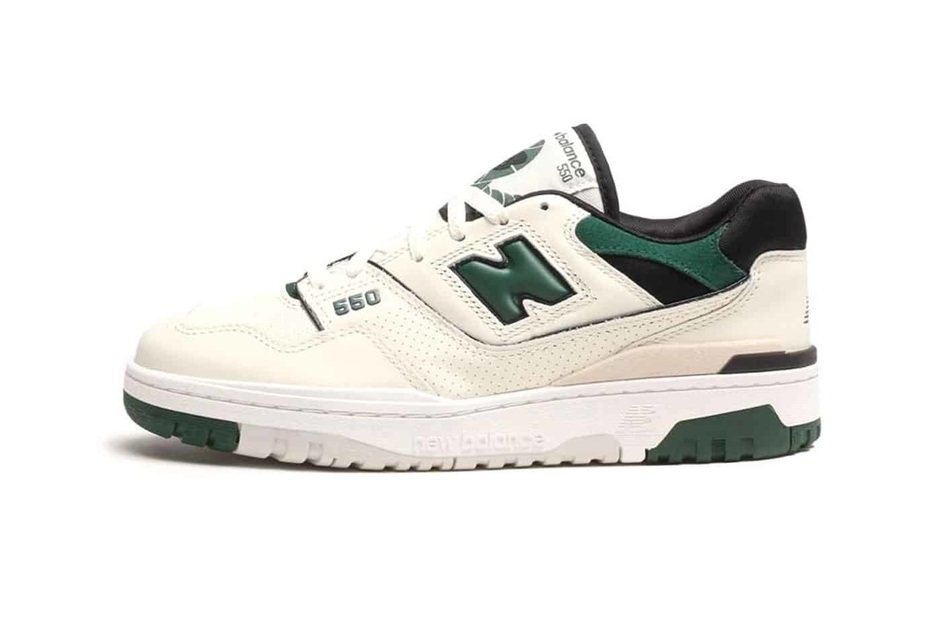 Check Out the Official Images of the New Balance 550 "Pine Green" Here
