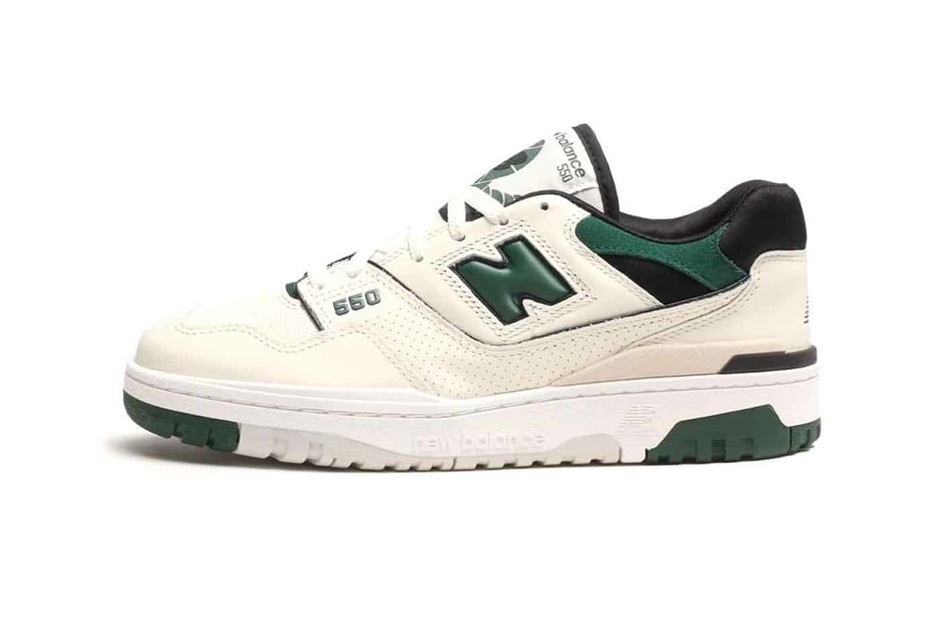 Checkt hier die offiziellen Bilder des New Balance 550 „Pine Green“