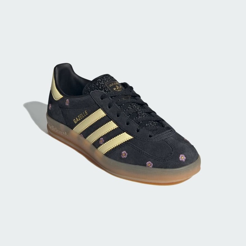 adidas Gazelle Indoor Floral "Black/Yellow" | IF4490