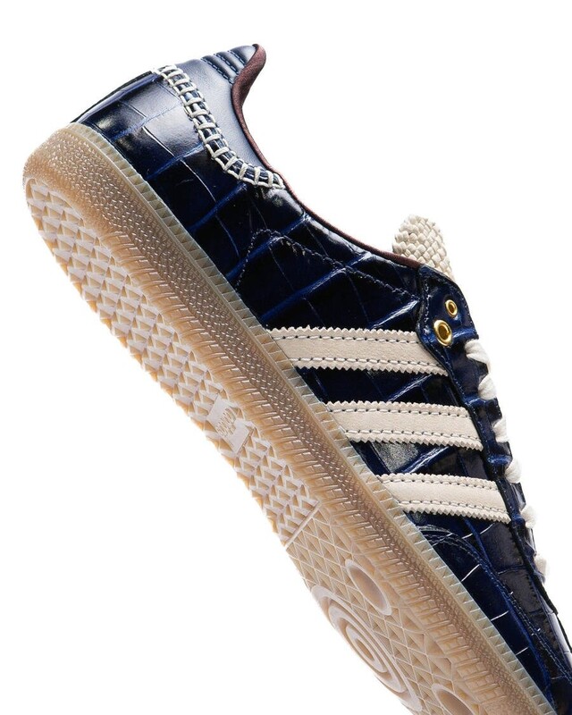 Wales Bonner x adidas Samba "Navy Croc" | JH9825