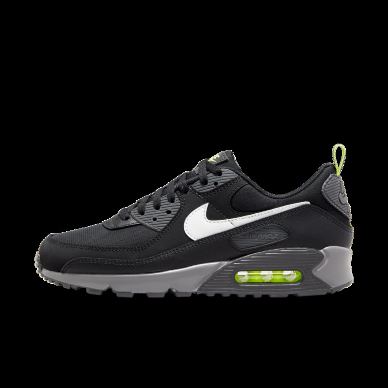 Nike air max 90 black and neon clearance green